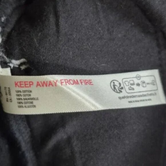 Free People Movement Sweatshirt Tank Pockets Oversized Small Black Logo NEW - Picture 11 of 13